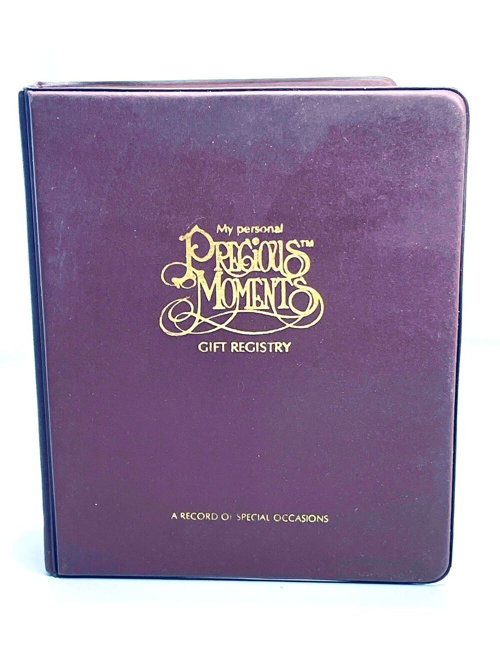1985 My Personal Precious Moments Gift Registry Binder